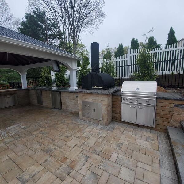 KONOP Quality Contracting work trucks and equipment on site